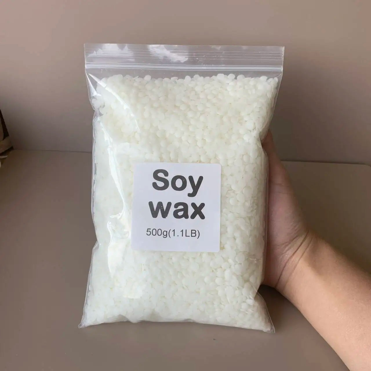 Natural Soy Wax Flakes & Granules for Candle Making – 50g–1000g (1.8–35.3 oz)