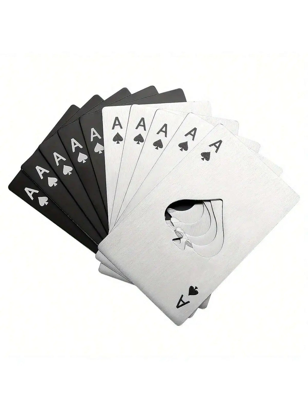 Stainless Steel Playing Card Bottle Opener (Spade Design) – Slim Credit Card Beer & Wine Opener