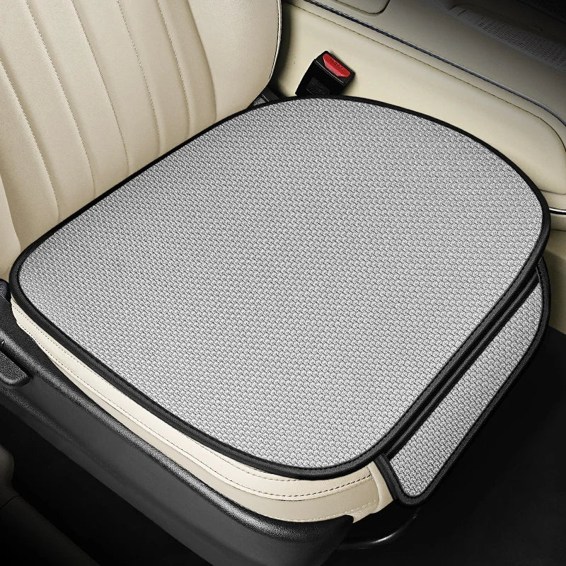 Breathable Summer Car Seat Covers - Cool Fabric 3-Piece Front & Rear Cushion Set
