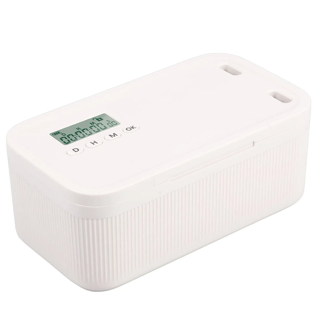 2.8L Timer Lock Box | Electronic Lockable Storage Box with Combination Lock & Digital Timer for Phone, Medication & Focus