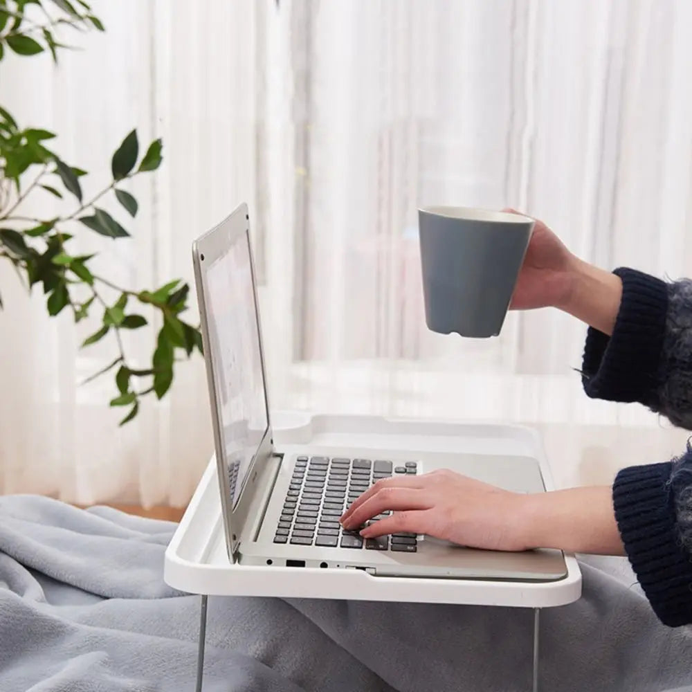 Foldable Lap Desk & Breakfast Bed Tray – Portable Laptop Table 20.5 x 12.2 in (52 x 31 cm)