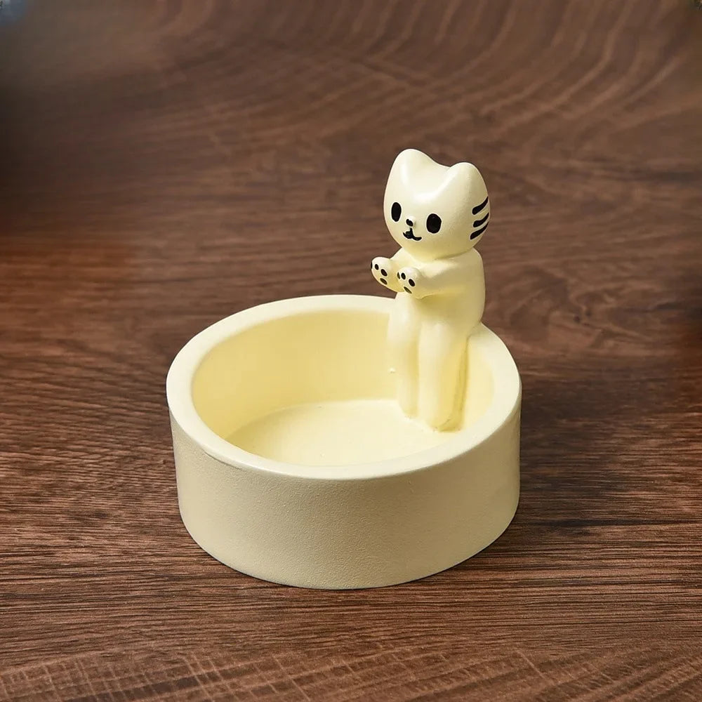Kitten Candle Holder Resin Cat Tea Light Holder for Home Decor & Gifts 6 cm (2.4 in)