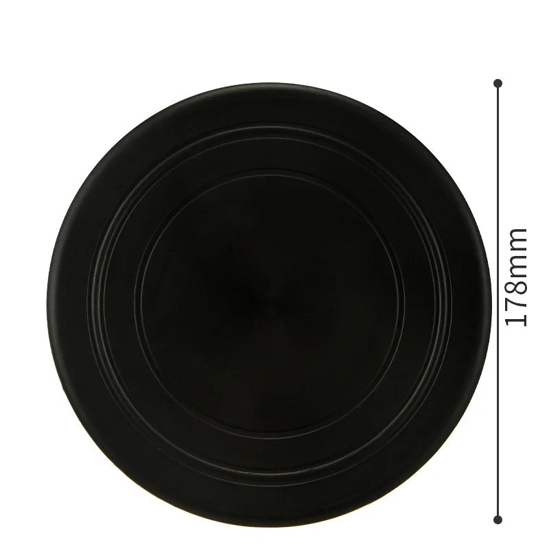 7-Color Silicone Flying Saucer Pet Toy - Chew-Resistant Flying Disc for Dogs & Cats, Interactive Puppy Training & Fetch