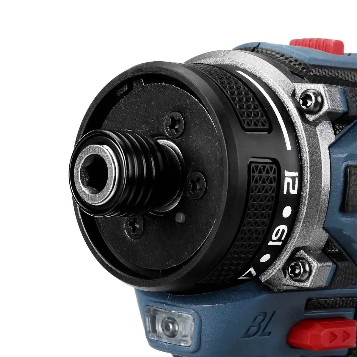 Cordless Brushless Electric Screwdriver 1/4" (6.35mm) 21+1 Gear Two-Speed 0-4000 RPM — 18V Battery Compatible
