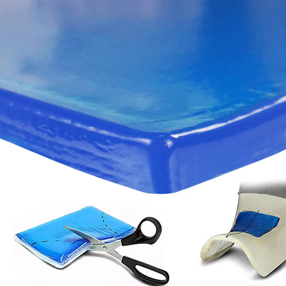 Motorcycle Gel Seat Cushion - Shock Absorbing Pad for Motorbike & Scooter, Soft Comfortable Seat Insert
