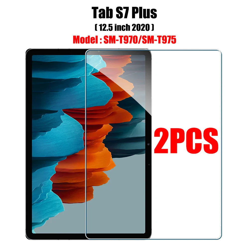 2-Pack Tempered Glass Screen Protector for Galaxy Tab Tablets – 10.8 inch (27.4 cm), Anti-Scratch Bubble-Free Film