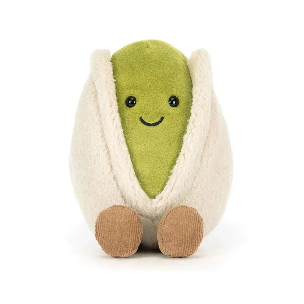 Pistachio Plush Toy 12cm (4.7 in) Cute Stuffed Nut Doll Plushie Gift & Living Room Decor