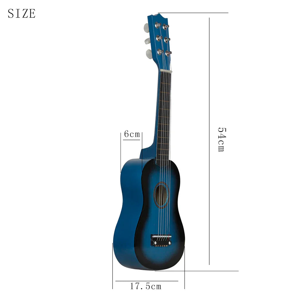 21-Inch (54 cm) Mini 6-String Acoustic Guitar for Kids – Beginner Children's Musical Instrument & Gift
