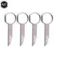 Car Radio Stereo Removal Tools — 2/4-Pack Metal Installation Keys for VW Audi Ford Porsche