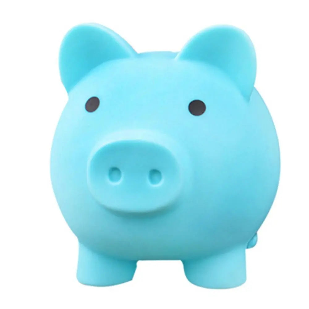 Cute Cartoon Pig Piggy Bank - Kids Coin Bank Money Saving Box (3.5 in / 9 cm)