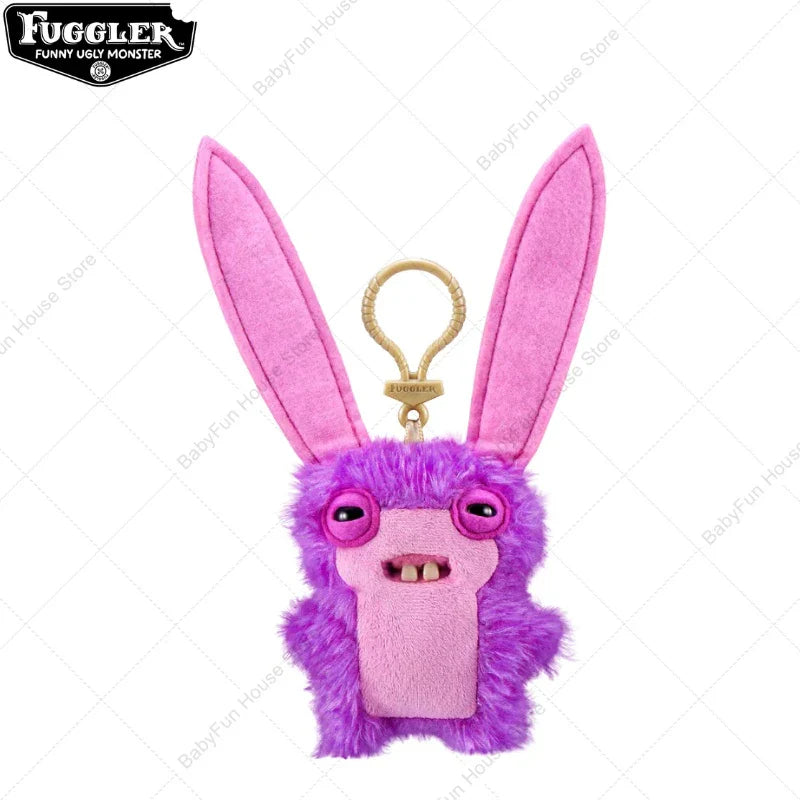 Funny Ugly Teeth Monster Plush Toy, Kawaii Wide-Eyed Rabbit Stuffed Doll Gift for Kids & Collectors