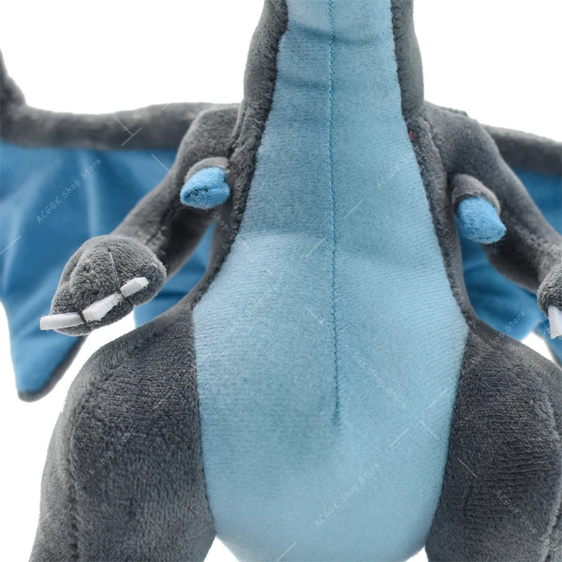 Mega Charizard Plush Toy 8.7 in (22 cm) Soft Stuffed Cotton Doll - Collectible Gift for Kids