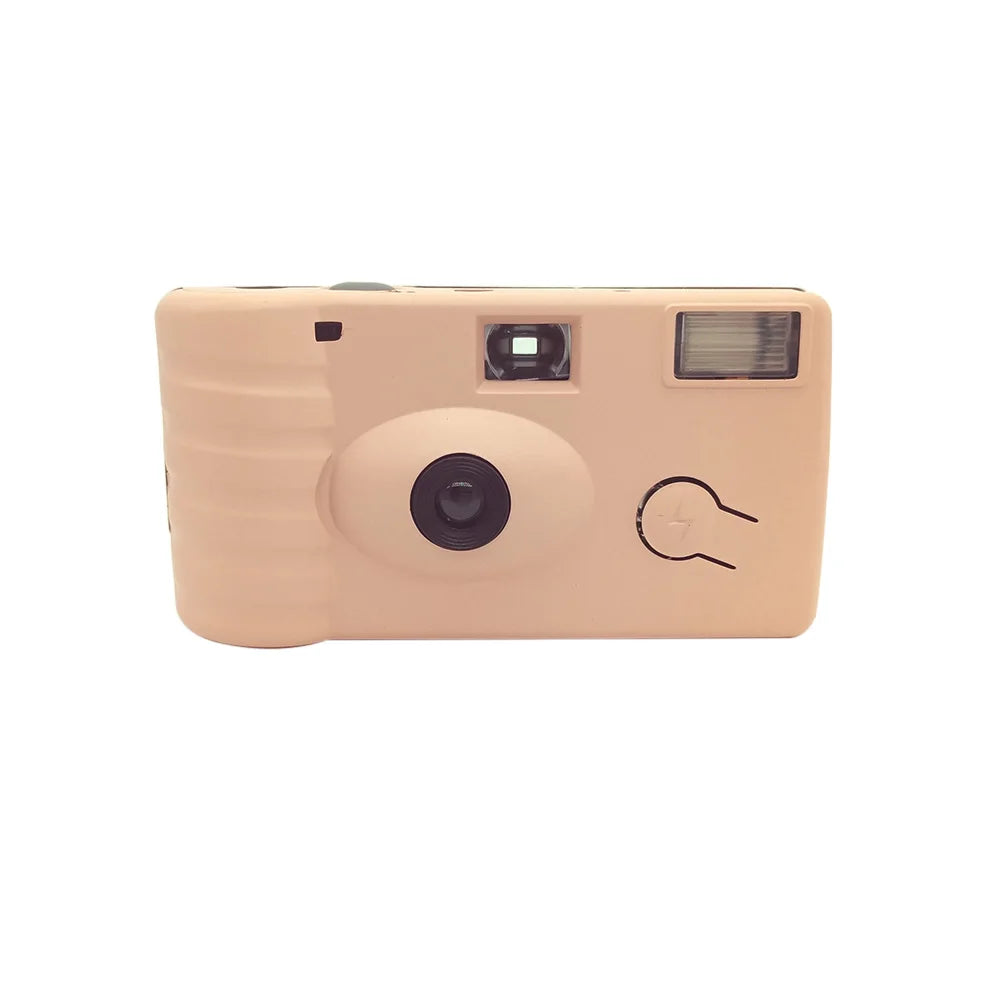 Disposable 35mm Film Camera with Flash - Vintage Single-Use 12-Exposure for Weddings & Parties
