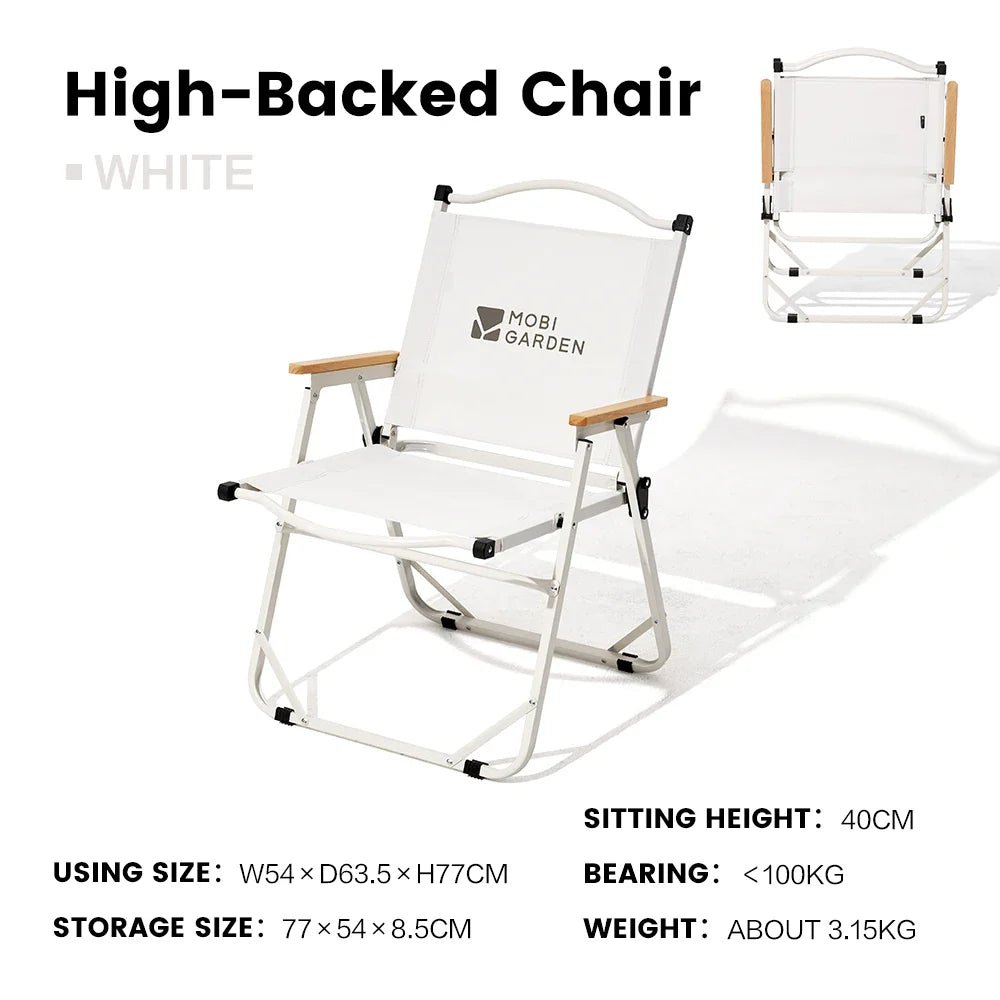 Folding Kermit Camping Chair – Portable Lightweight Carbon Steel Frame