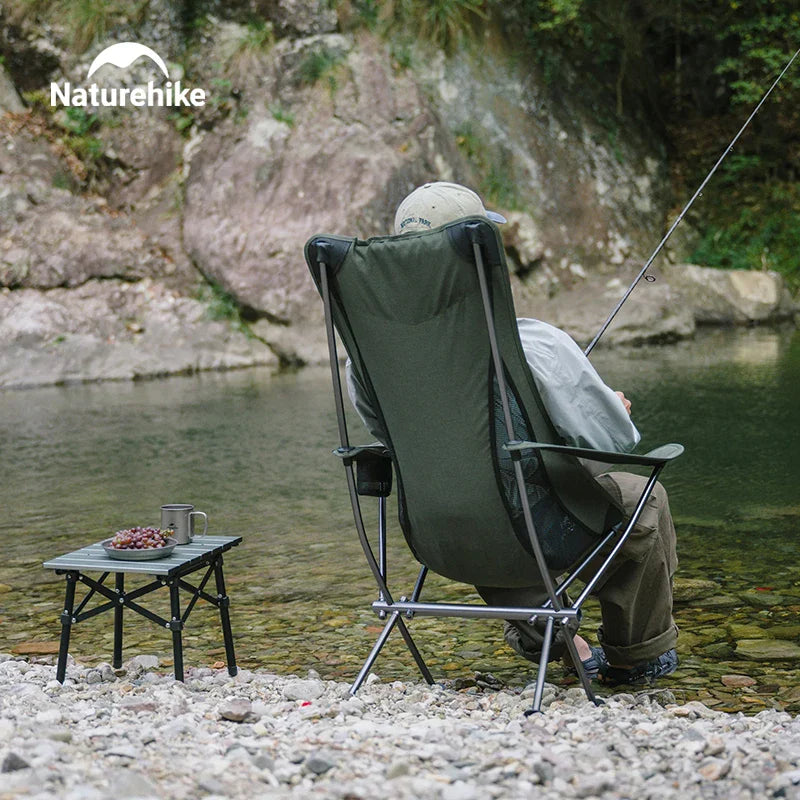 Ultralight Folding Widen Camping Chair - Portable Outdoor Beach, Fishing & Picnic Seat (18.1 x 14.1 x 38.7 in / 46 x 36.5 x 98.5 cm)
