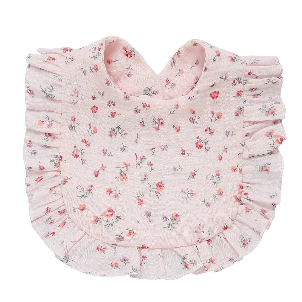 Baby Cotton U-Shaped Waterproof Bibs 28 x 30 cm (11 x 12 in) Cartoon Drool Saliva Scarf Burp Cloths, Unisex Feeding
