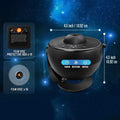 Galaxy Star Projector Planetarium Night Light – 13-in-1 Solar System & Constellation Projector for Kids' Bedroom