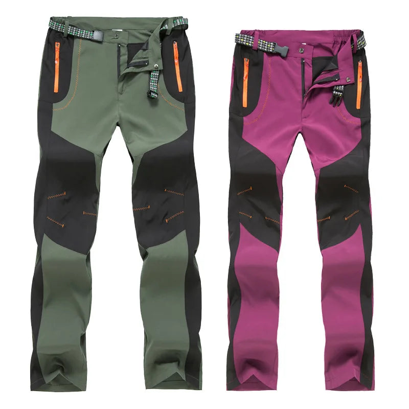 Women Spring Summer Hiking Thin Stretch Pants Sport Outdoor Fishing Climbing Trekking Camping Trousers Quick Dry Female Pants