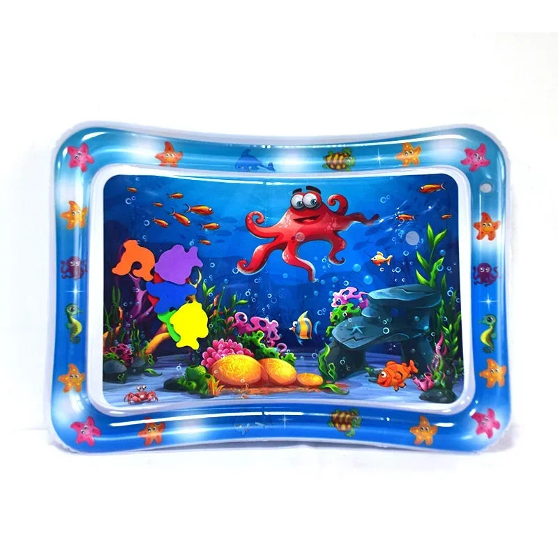 Inflatable Baby Water Play Mat Tummy Time Sensory Activity 66 x 50 cm (26 x 20 in)