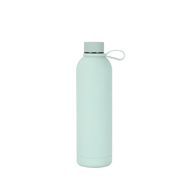 Personalized Stainless Steel Vacuum Water Bottle 17oz (500ml), Custom Name Laser Engraved Sports Tumbler
