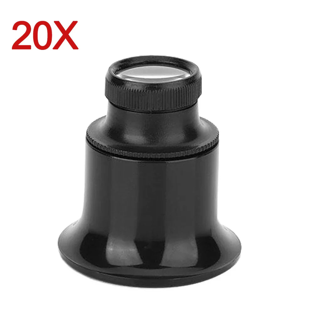 Jeweler's Loupe Magnifier Handheld Watchmaker Monocular 3x 5x 10x 15x 20x