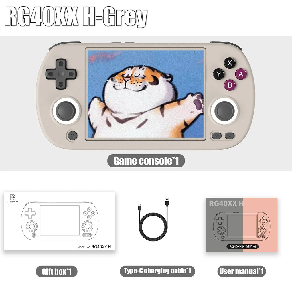 Retro Handheld Game Console 4.0-inch (10.2 cm) IPS 640x480 | 3200mAh | 64-bit Linux | RGB Joystick | HDMI & Bluetooth | 5,000+ Built-in Games