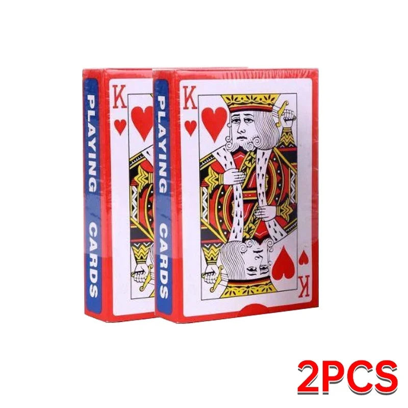 54-Card Standard Poker Deck — 1–100 Pack, 5.7 x 8.7 cm (2.24 x 3.43 in) Playing Cards for Parties & Board Games