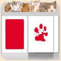 Baby Handprint & Footprint Keepsake Kit – Clean Touch Inkless Prints with Dog Paw Option, 2 Art Cards Included