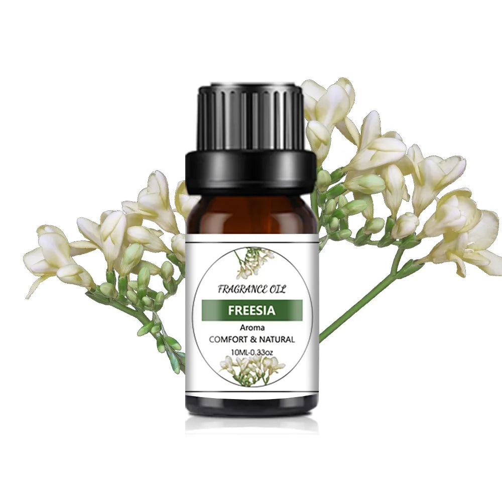 10ml (0.34 fl oz) Organic Essential Oil, 33 Scents Aromatherapy Fragrance Oil for Diffuser, Candle & Soap Making, Sleep
