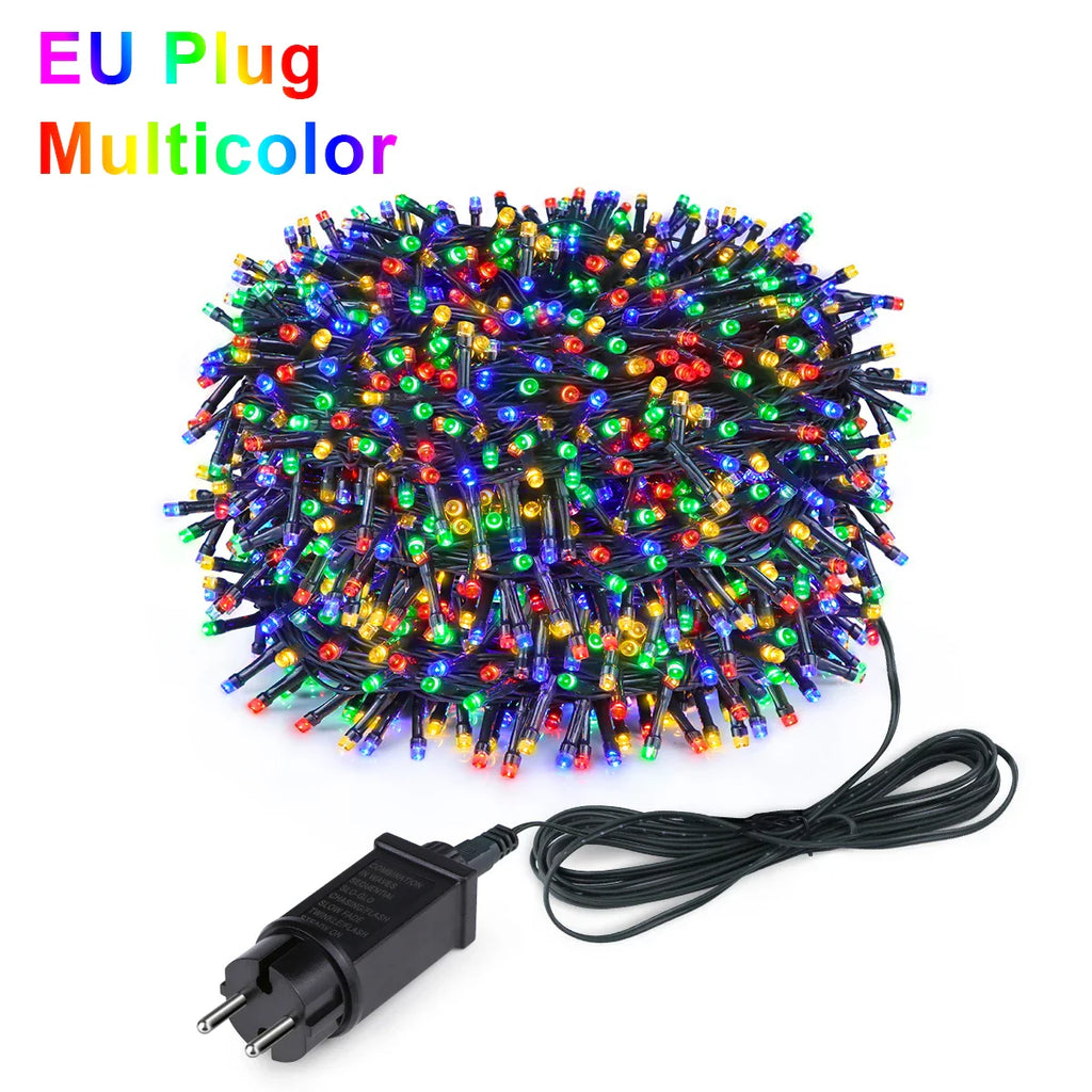 Waterproof LED Fairy String Lights — White, Warm White & Multicolor (IP65) for Curtains, Weddings & Party Lighting