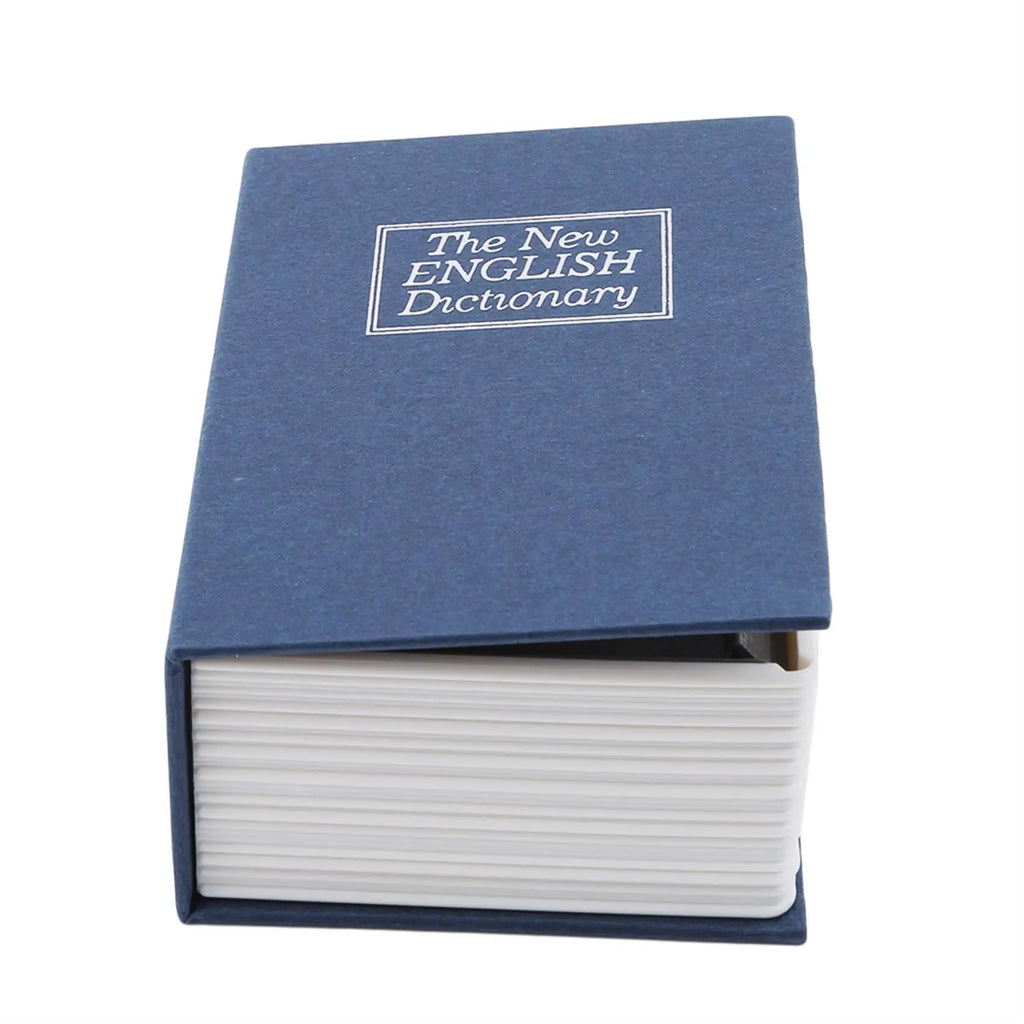 Hidden Book Safe with Combination Lock — Dictionary-Style Secret Money Box (4.5 x 3.2 x 1.8 in / 11.5 x 8 x 4.6 cm)