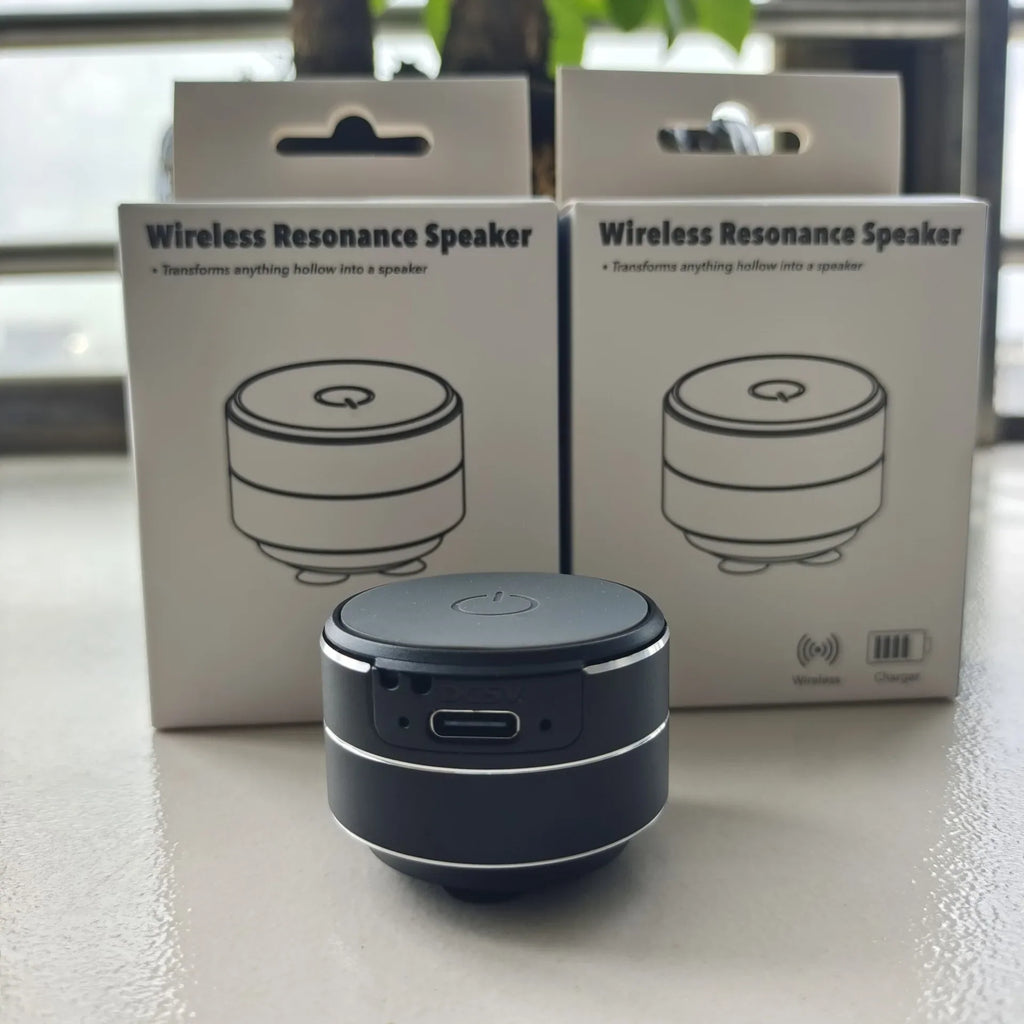 Mini Bone Conduction Bluetooth Speaker Portable Vibration Stereo TWS Wireless USB-C Metal