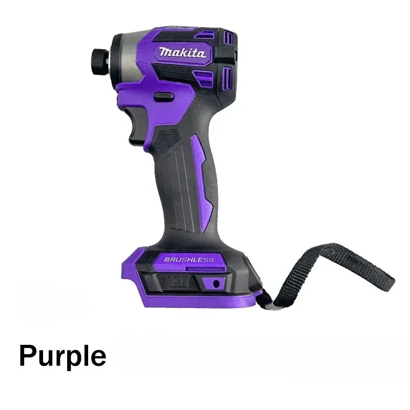 18V Cordless Brushless Impact Driver - 180 N·m (133 ft-lb) Torque, T-Mode Electric Drill & Screwdriver for Wood and Bolt Driving, Rechargeable