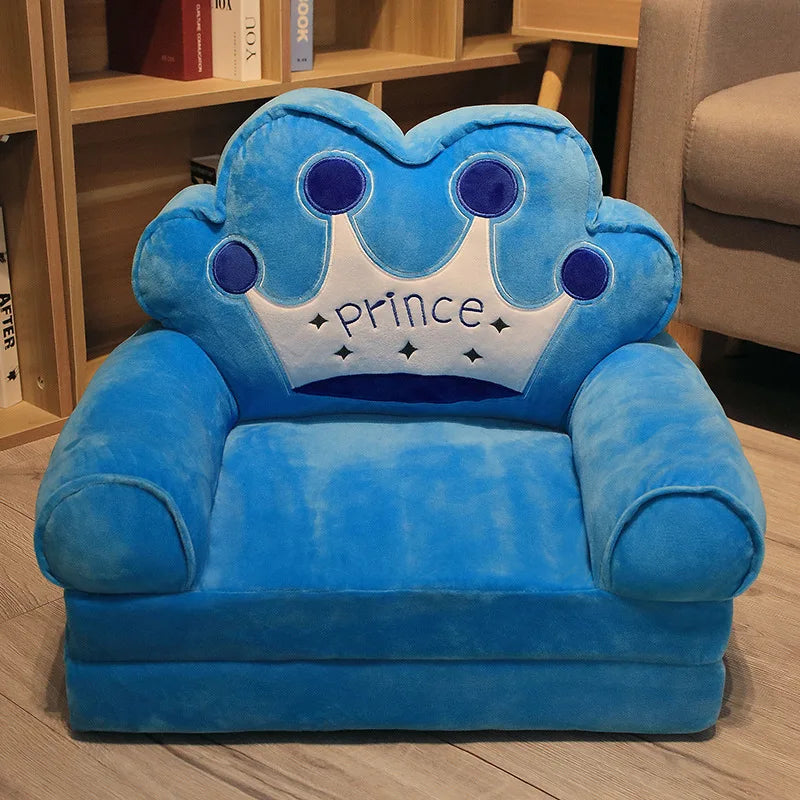 Children's Cartoon Folding Sofa Bed – Princess Toddler Convertible Chair