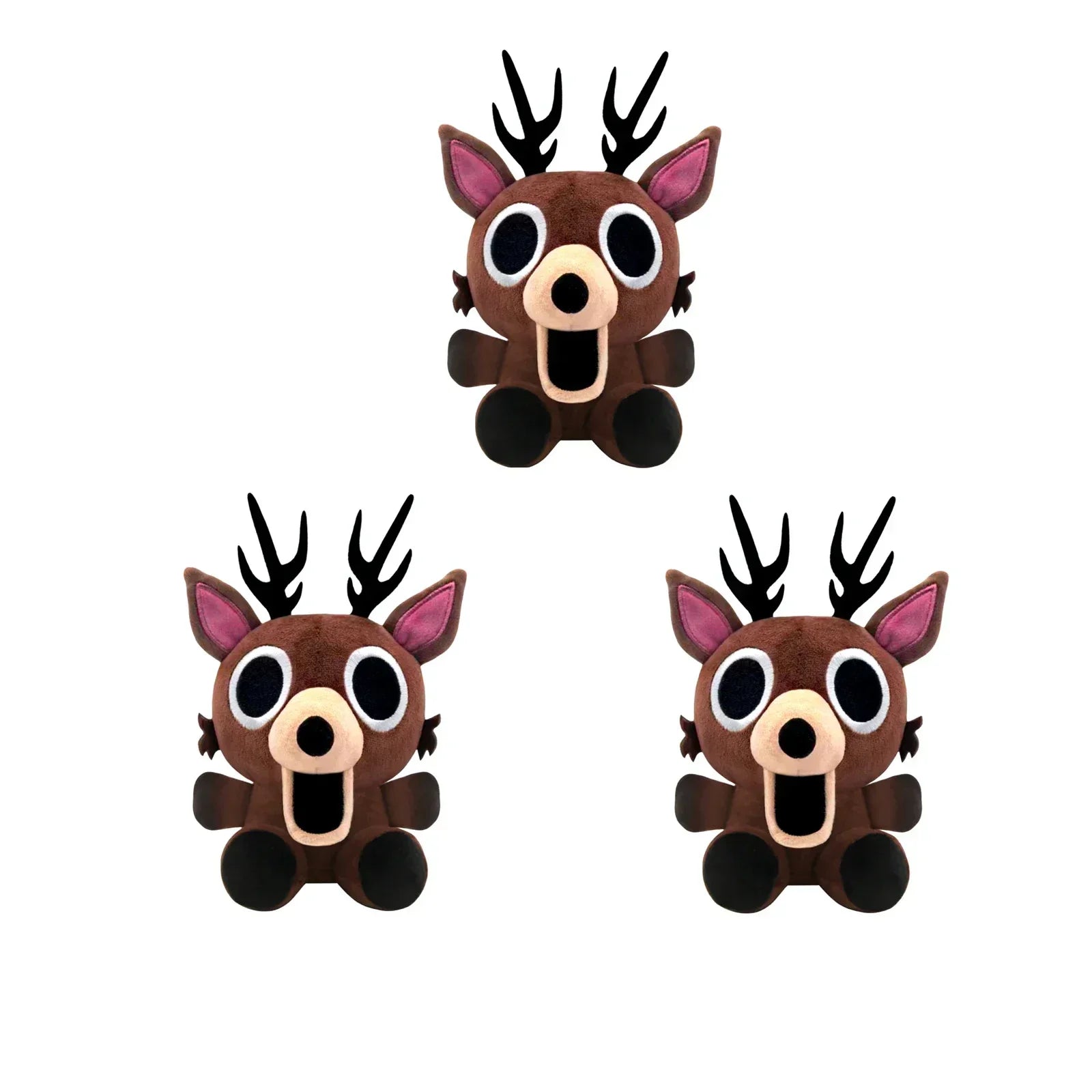Cute Deer Plush Doll - Soft Cub Deer Plushie, Anime-Style Forest Stuffed Animal, Christmas Gift