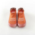 Unisex Toddler First Walkers Slip-On Soft Sole Baby Socks Shoes - Breathable Polyester Upper, Rubber Outsole (Ages 4-6)
