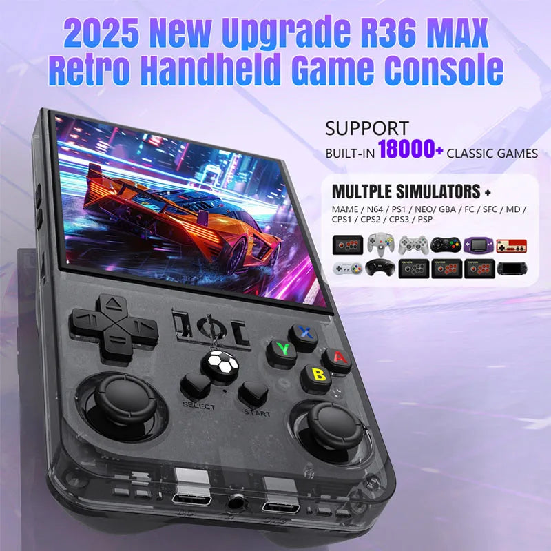 Retro Handheld Game Console 4.0 Inch (10.16 cm) IPS Screen Portable Pocket Player Linux 64GB/128GB 18,000+ Classic Games