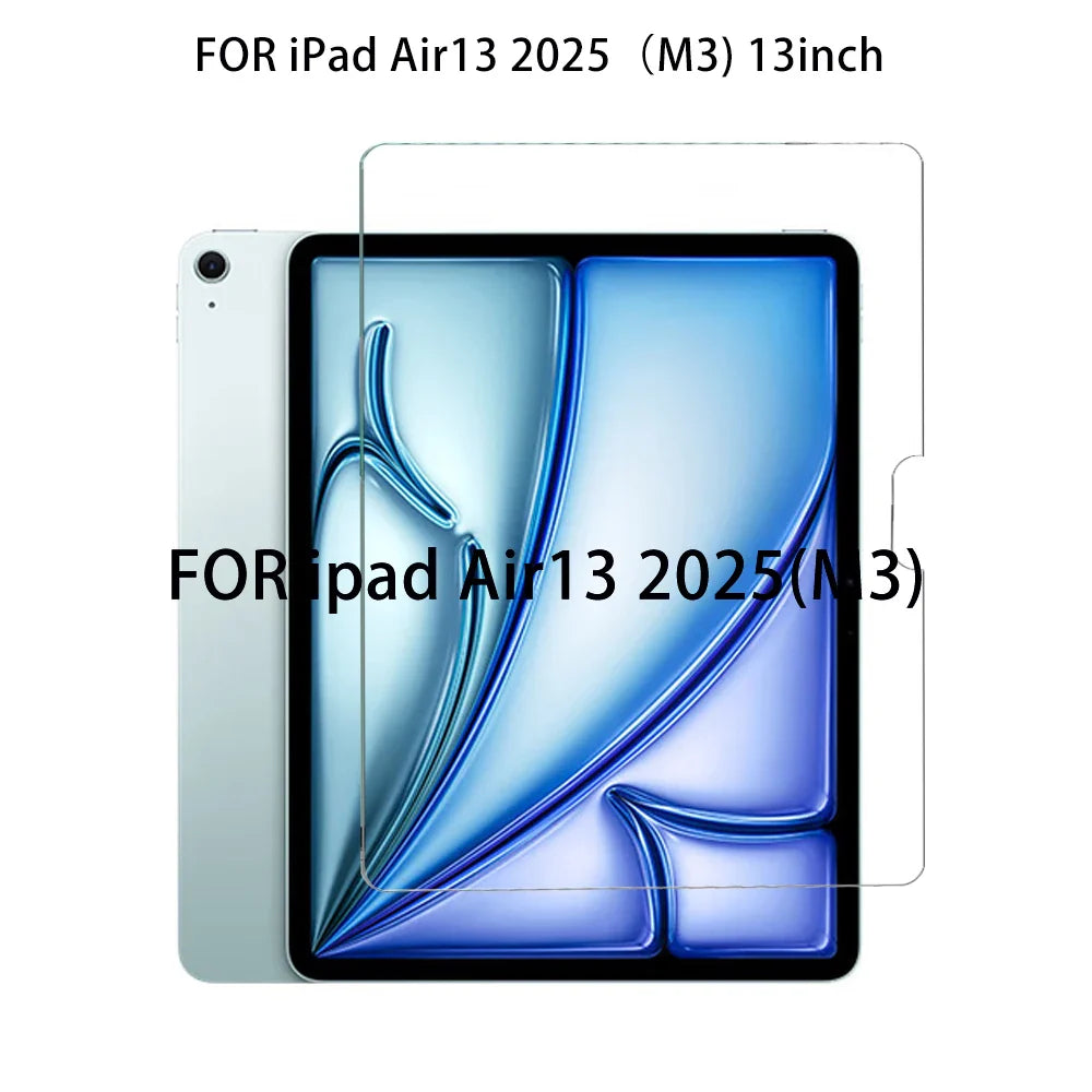 3-Pack Tempered Glass Screen Protector for iPad Air 11-inch (279 mm) HD Anti-Scratch