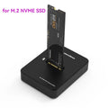 M.2 SSD Enclosure USB-C 10Gbps NVMe & SATA Docking Station – Supports 2242/2260/2280/22110
