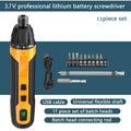 Rechargeable Cordless Electric Screwdriver 2000mAh 3.7V – 6-Speed Portable Torque Screwdriver Set for Home DIY