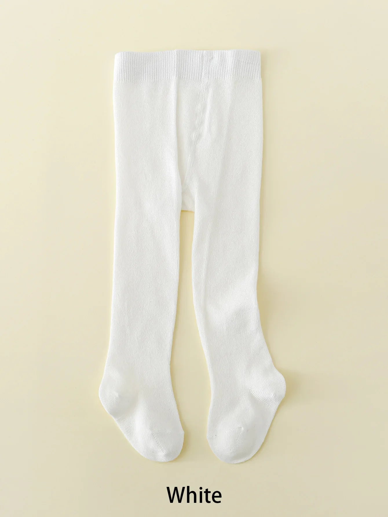 Baby & Toddler Tights Pantyhose - Newborn to 6Y Elastic Waist Solid Color