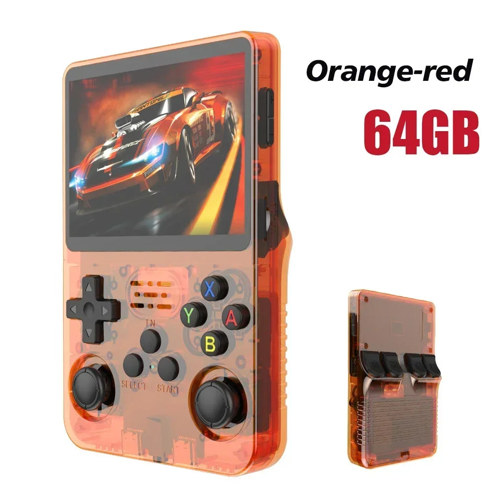 Portable Retro Handheld Game Console 3.5-Inch (8.9 cm) IPS 640x480 Linux Pocket Video Player 64GB/128GB USB-C 15,000 Games