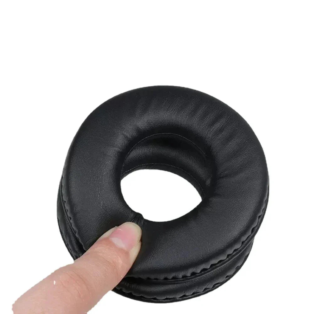 Universal Replacement Leather Ear Pads with High-Quality Foam Cushion for Over-Ear Headphones