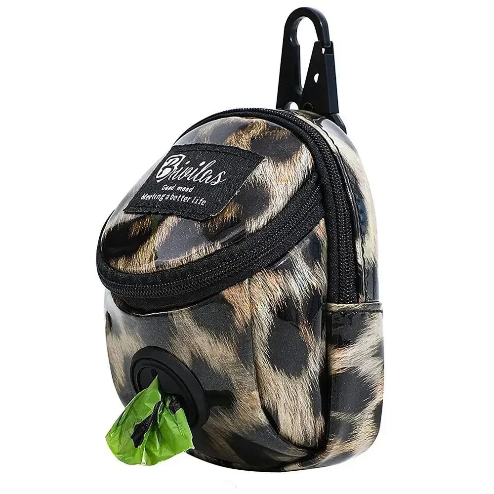 Portable Dog Treat Bag & Poop Bag Dispenser – Waterproof Training Pouch Waist Bag for Walking