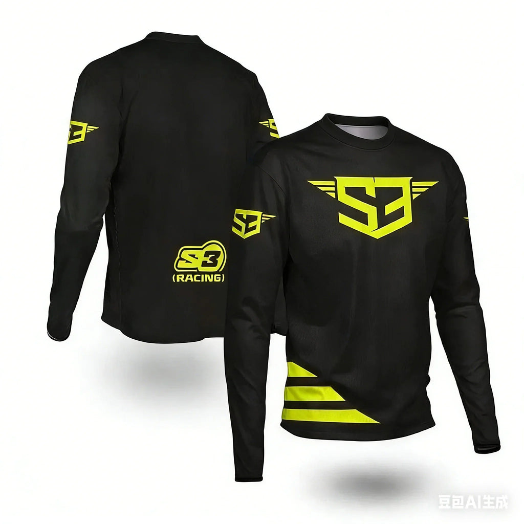 Summer New Long Sleeve Fast-Drying Mountain Bike Riding Vest for Motocross Off-Road Cycling
