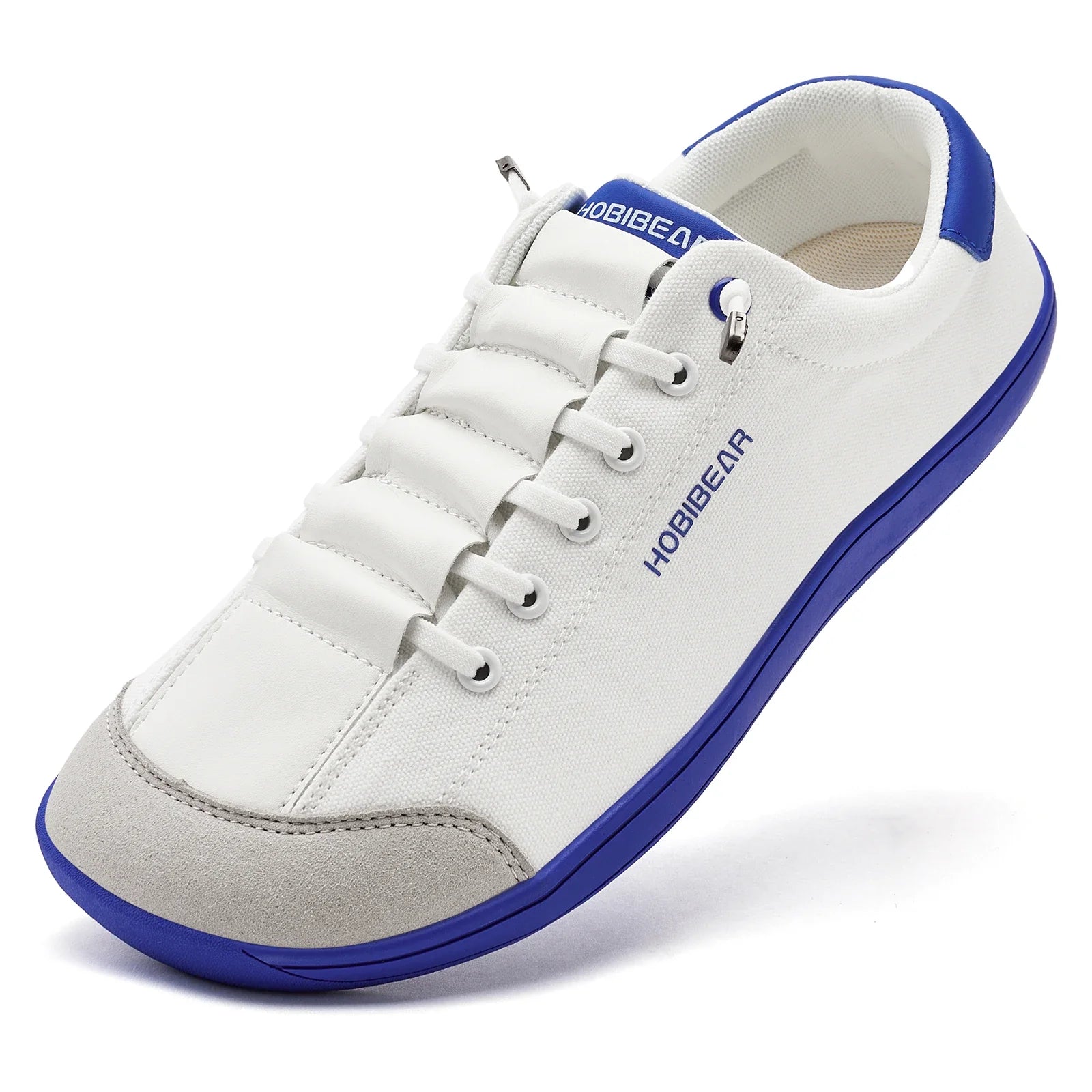 Wide Toe Barefoot Minimalist Sneakers – Unisex Lightweight Adjustable Slip-On Walking Shoes