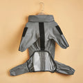 Reflective Waterproof Dog Raincoat with Hood – Sunscreen Pet Jacket for Medium to 5XL Dogs (Back 11.8–28.7 in / 30–73 cm)