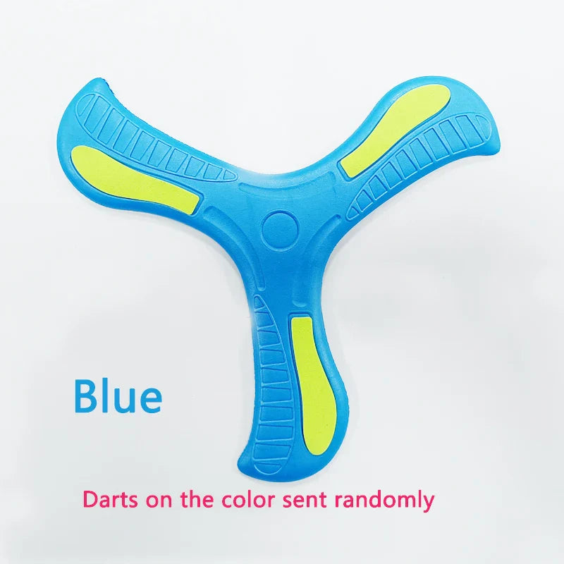 Three-Leaf EVA Foam Boomerang – 9×9 in (22×22 cm) Flying Toy for Kids & Adults, Outdoor Family Game