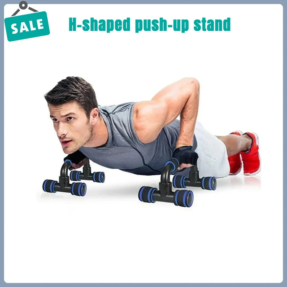 H-Shape Push-Up Bars with Foam Grip – Ergonomic Home Gym Push-Up Handles for Wrist Support