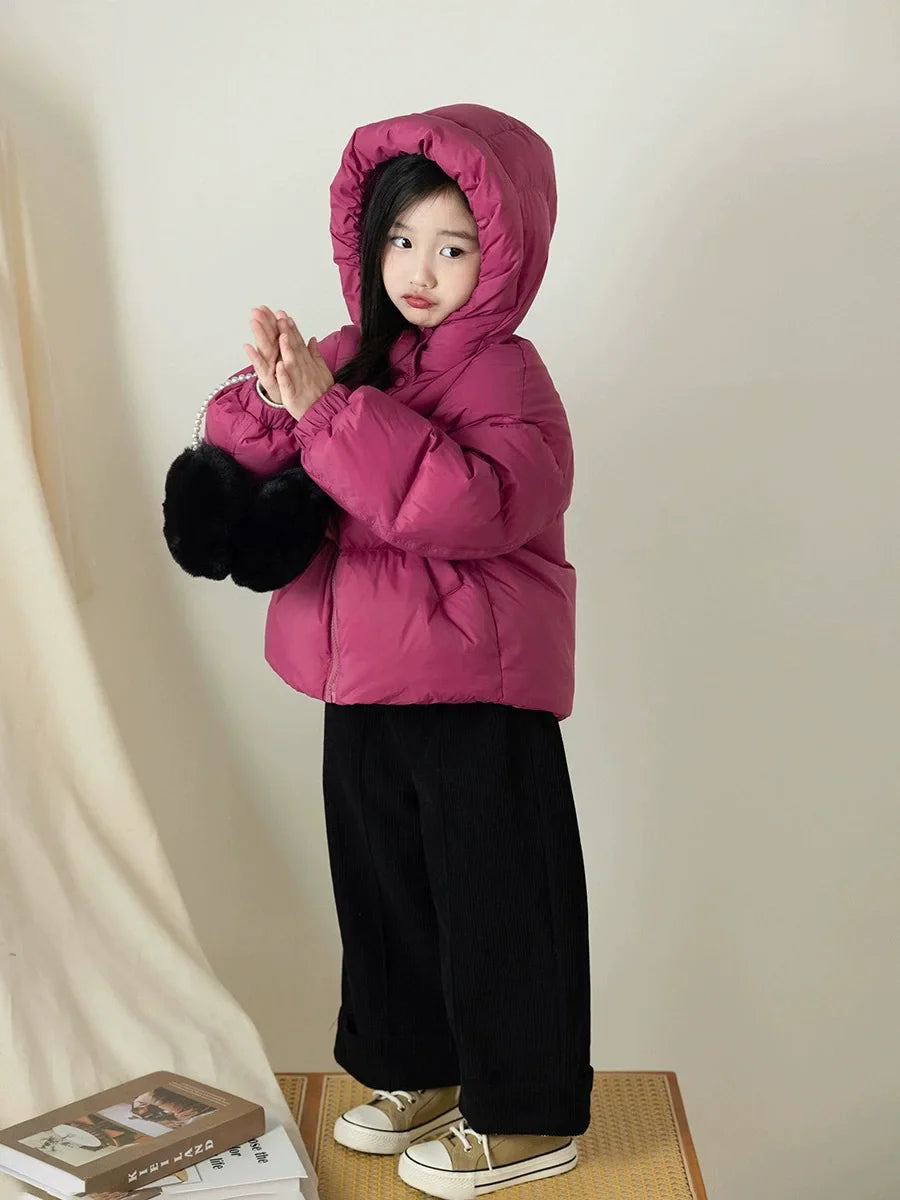Kids Hooded Cotton-Padded Winter Jacket for Boys & Girls – Warm Puffer Coat (3-12 Years)